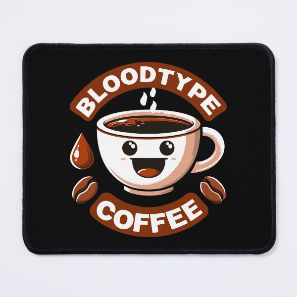 Item preview, Blood Type Coffee Cartoon Gift designed and sold by Pineapple-Tree.