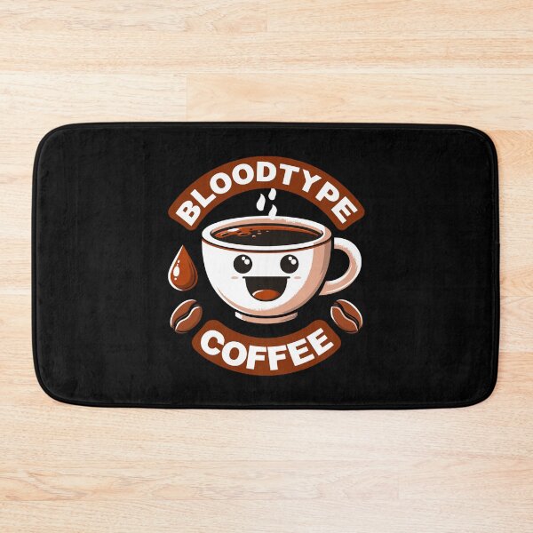 Item preview, Blood Type Coffee Cartoon Gift designed and sold by Pineapple-Tree.