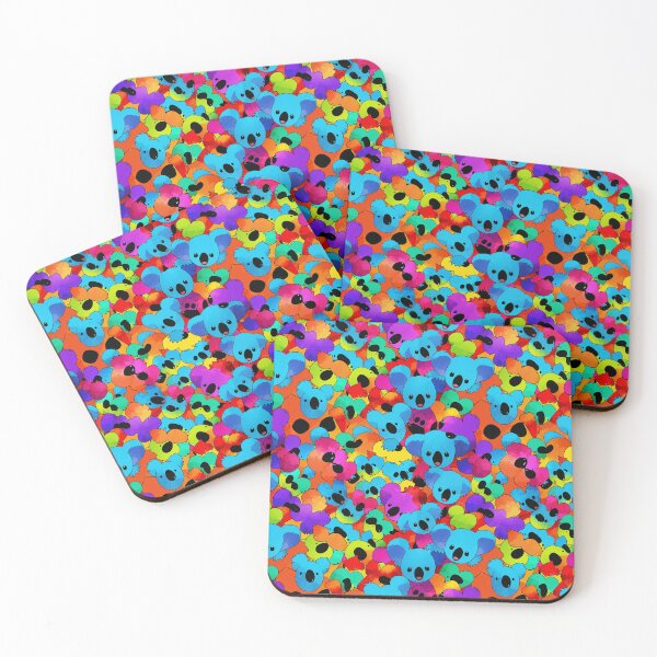Item preview, Koala mania in vibrant colours  designed and sold by AussieConcepts.