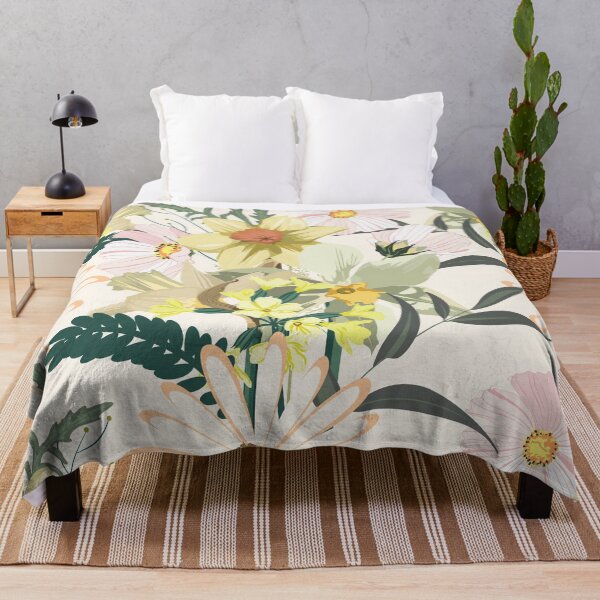 Item preview, Seamless pattern with flowers narcissus, tulips, floral illustration in modern style. designed and sold by MatyKotiv.