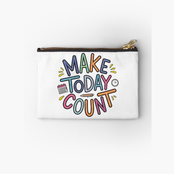 Item preview, Make today count - Cute Motivational Quotes designed and sold by RiceArtShop.