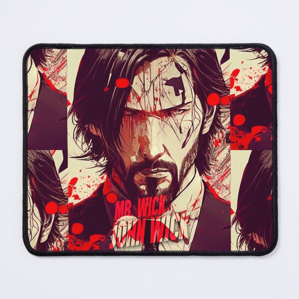 Item preview, John Wick Anime Poster Illustration designed and sold by Back2Collage.