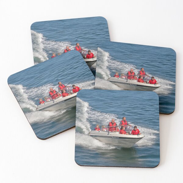 Item preview, Family Group Enjoying a Speedboat Ride on a Sunny Day designed and sold by David Patterson.
