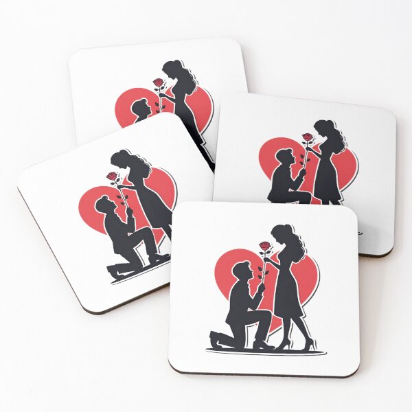 Item preview, A Timeless Proposal – Love in Silhouette designed and sold by Art is my Voice .