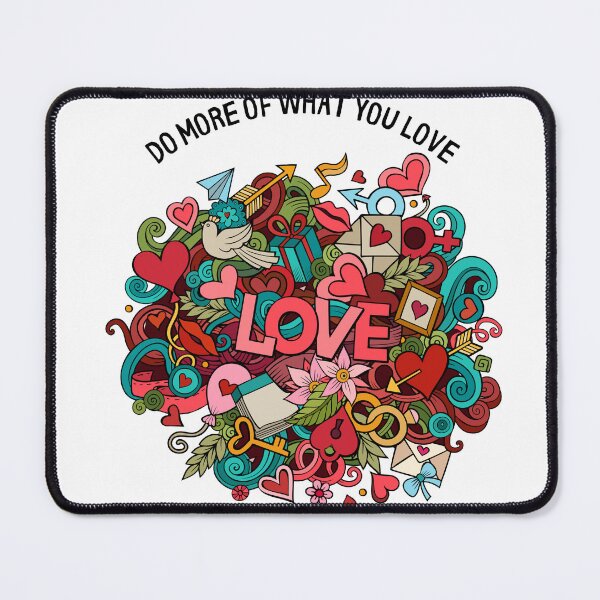 Item preview, Colorful Love Doodle Art designed and sold by Pigmentra.