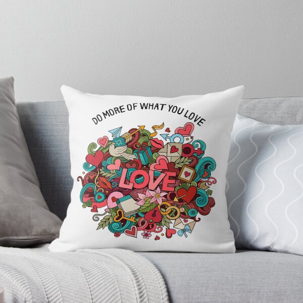 Item preview, Colorful Love Doodle Art designed and sold by Pigmentra.