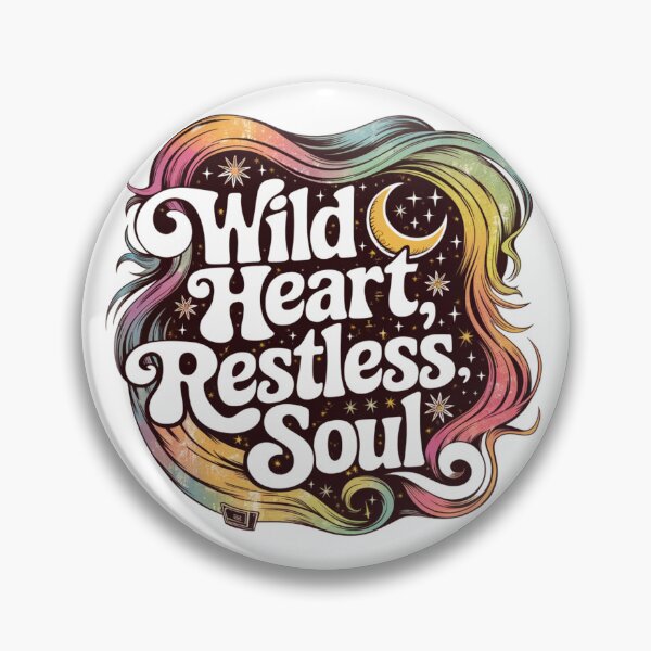 Item preview, Wild Heart,Restless Soul-Vintage Boho Tee designed and sold by CraftCharm.