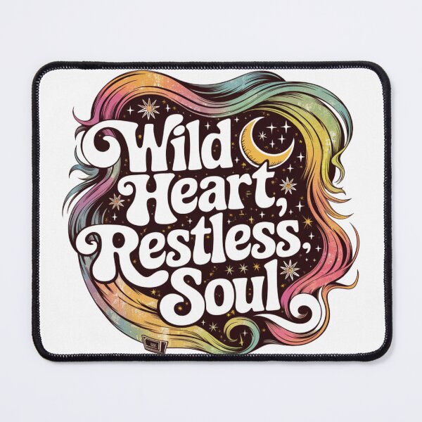 Item preview, Wild Heart,Restless Soul-Vintage Boho Tee designed and sold by CraftCharm.