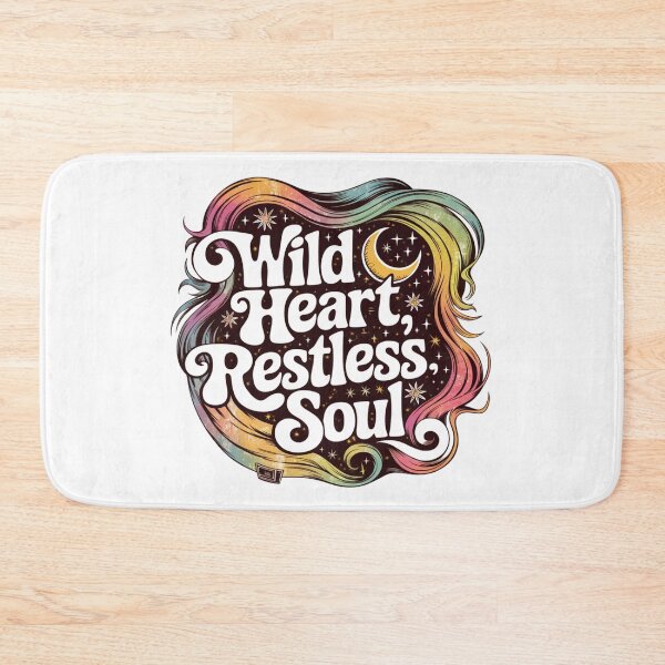 Item preview, Wild Heart,Restless Soul-Vintage Boho Tee designed and sold by CraftCharm.