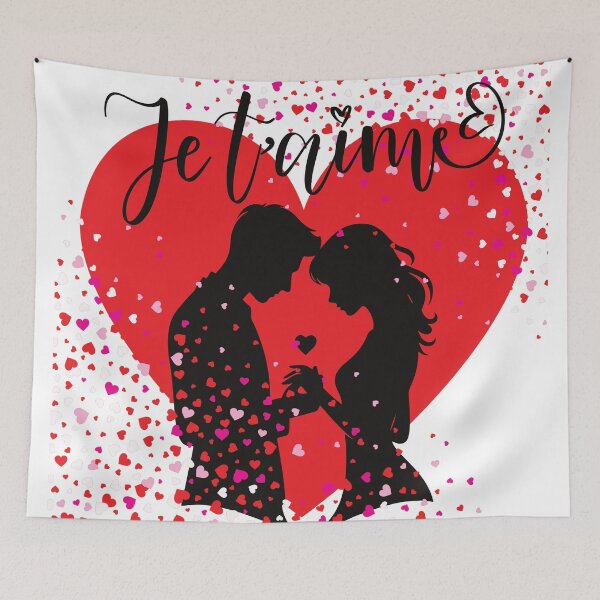 Item preview, Je t'aime I love you designed and sold by HappyHavenStu.
