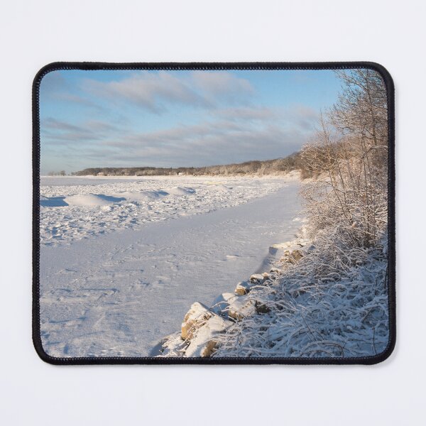 Item preview, Serene Lorraine Bay Icescape on the North Shore of Lake Erie designed and sold by Georgia Mizuleva.