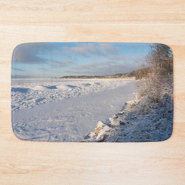 Item preview, Serene Lorraine Bay Icescape on the North Shore of Lake Erie designed and sold by Georgia Mizuleva.