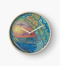 Reloj Pintura de olas 13