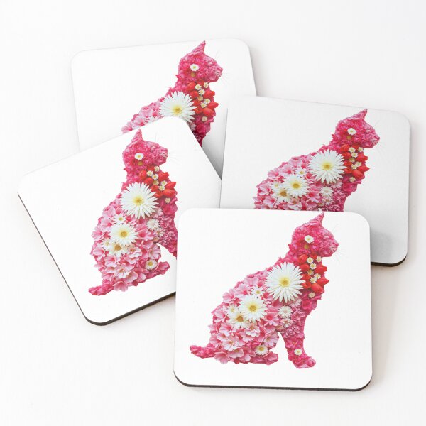 Item preview, Floral Cat Elegance – Romantic Rose Cat Design | Aesthetic & Unique Art designed and sold by DigitalTouchArt Store.
