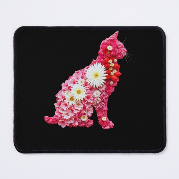 Item preview, Floral Cat Elegance – Romantic Rose Cat Design | Aesthetic & Unique Art designed and sold by DigitalTouchArt Store.