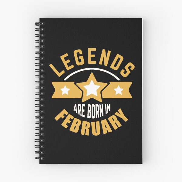Item preview, Legends Are Born in February designed and sold by Bambobox.