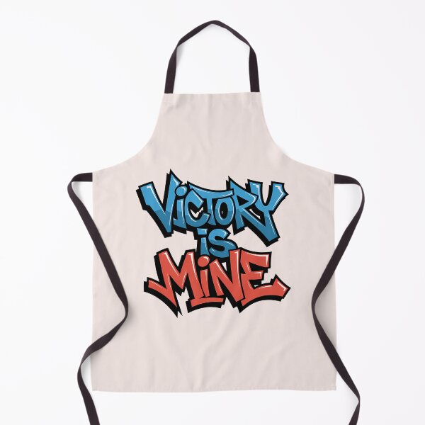 Item preview, Victory Is Mine Graffiti Street Art Christian Bible Verse Typography designed and sold by  KnitLuv.