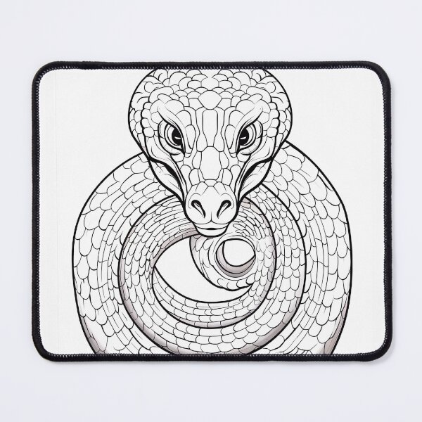 Item preview, Snake #3 Coloring Page Pattern  designed and sold by DavidColoring.