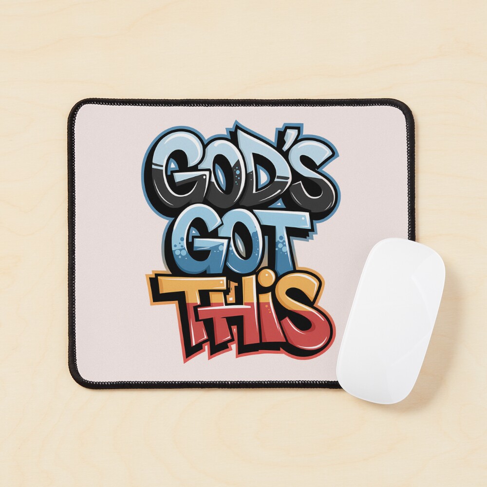 God’s Got This Graffiti Street Art Christian Bible Verse Typography Sticker