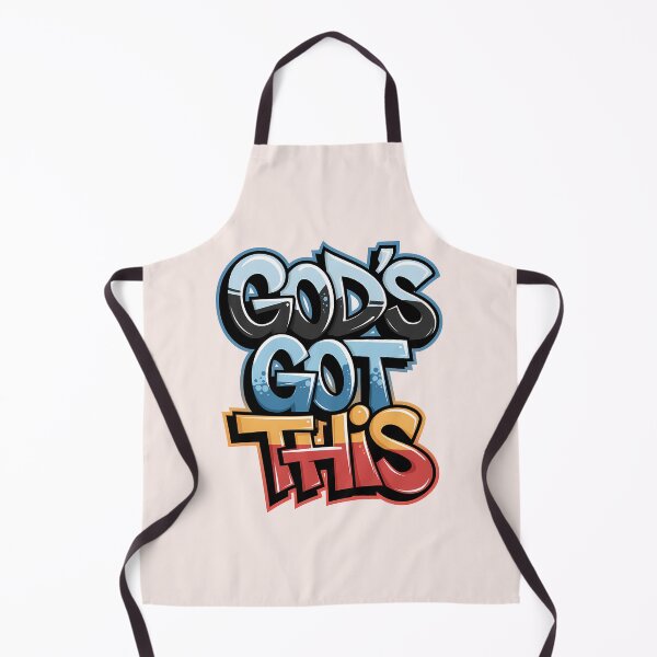 Item preview, God’s Got This Graffiti Street Art Christian Bible Verse Typography designed and sold by  KnitLuv.