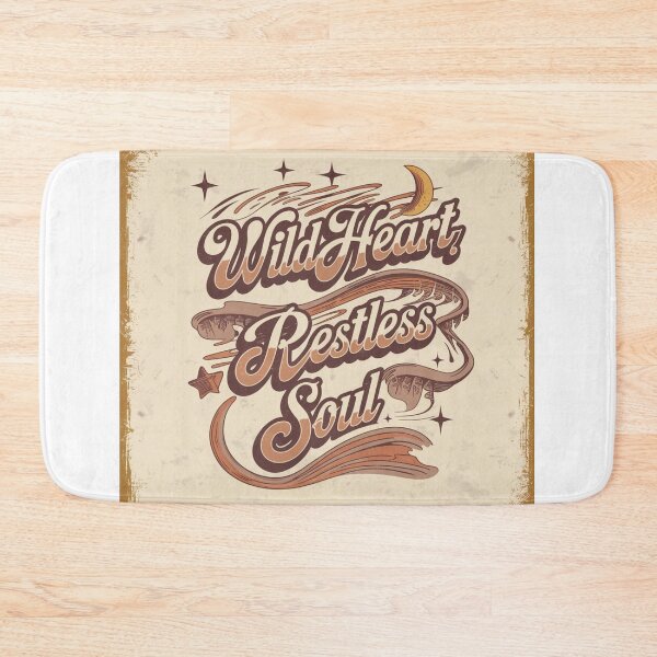 Item preview, Wild Heart,Restless Soul-Vintage Boho Tee designed and sold by CraftCharm.
