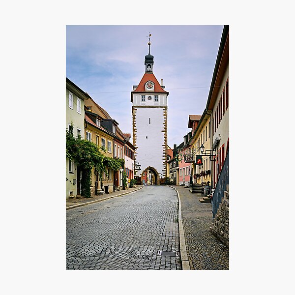 Item preview, City tower in Prichsenstadt designed and sold by MICHAEL KNIERIEME - PHOTOGRAPHY.