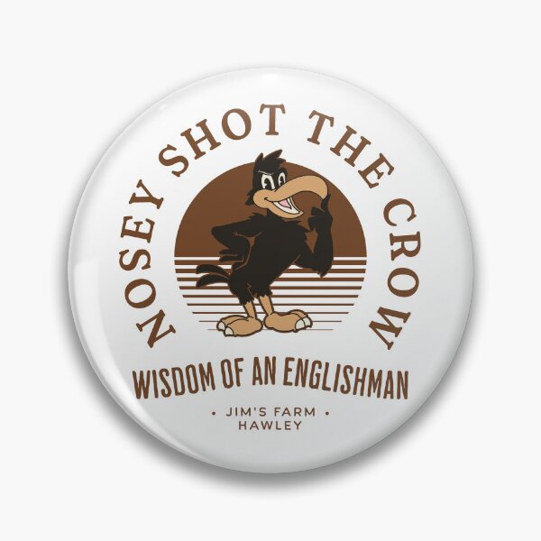 Item preview, Farmer Jim, Brassic, Nosey Shot the Crow, Steve Evets designed and sold by TheGingerEffect.