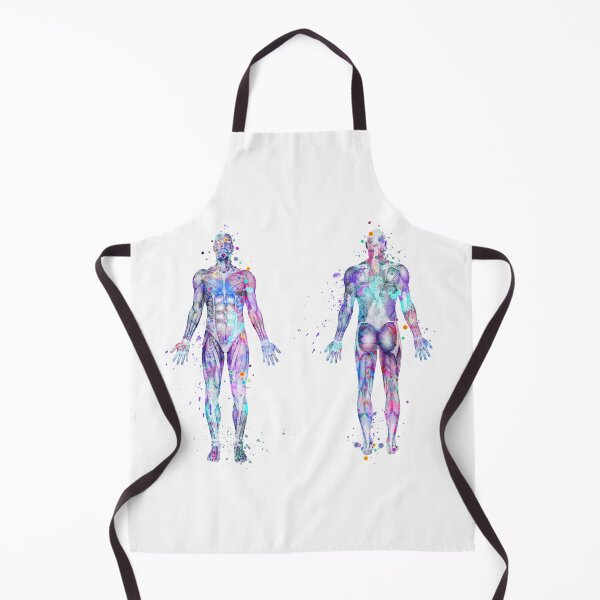 Item preview, Human Muscle Anatomy Watercolor Art designed and sold by LotusGifts.