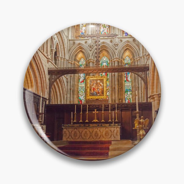 Item preview,  Majestic Hexham Abbey Interior with Stained Glass Windows designed and sold by David Patterson.