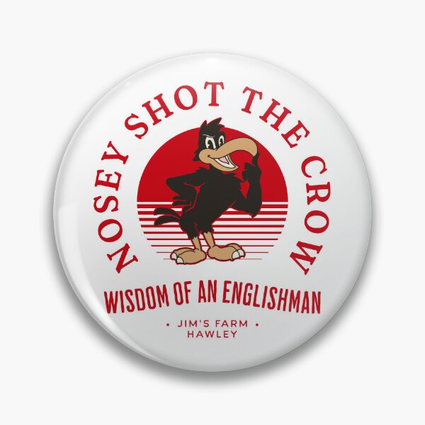 Item preview, Farmer Jim, Brassic, Nosey Shot the Crow, Steve Evets designed and sold by TheGingerEffect.