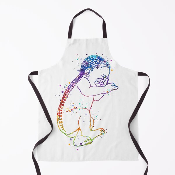 Item preview, Baby Spine Anatomy Watercolor Artwork designed and sold by LotusGifts.