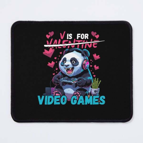 Item preview, V Is For Video Games Valentines Day Gamer designed and sold by diixtarshop.