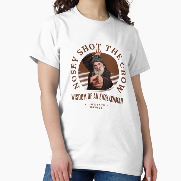Item preview, Farmer Jim, Brassic, Nosey Shot the Crow, Steve Evets designed and sold by TheGingerEffect.