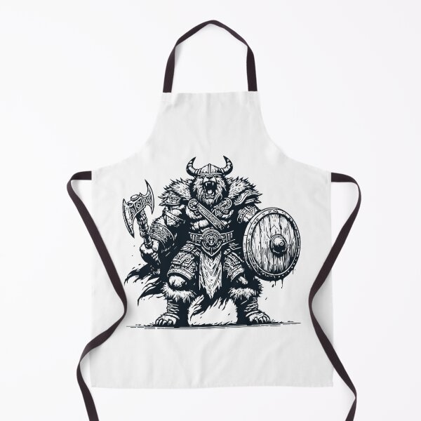 Item preview, War Bear Viking Warrior Outline Vintage designed and sold by TomFrontierArt.