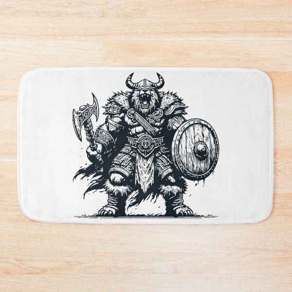 Item preview, War Bear Viking Warrior Outline Vintage designed and sold by TomFrontierArt.