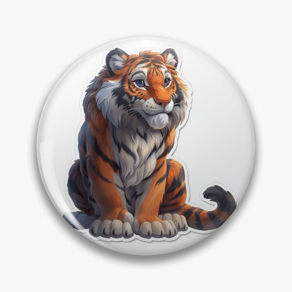 Artikelvorschau, Tiger entworfen und verkauft von Stickermagician.