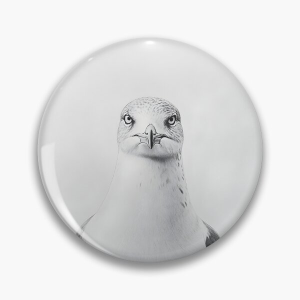 Item preview, Realistic Seagull Pencil Drawing designed and sold by Pencil-Art.