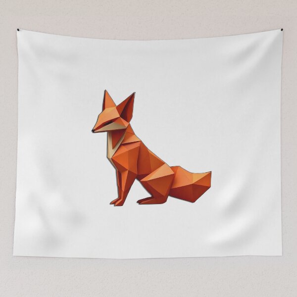 Item preview, Geometric Fox – Modern Polygon Art designed and sold by AdaMerch.