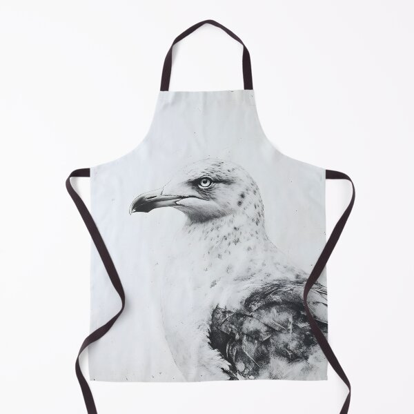 Item preview, Realistic Seagull Pencil Drawing designed and sold by Pencil-Art.