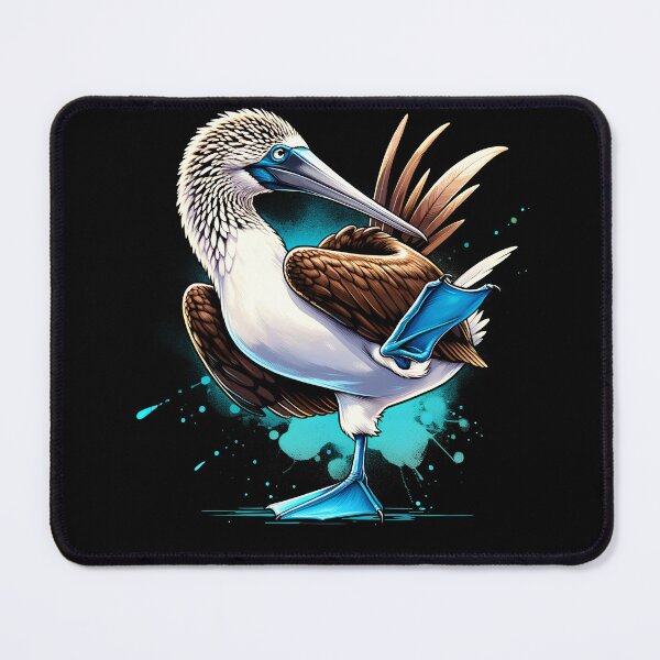 Item preview, Dancing Blue Footed Booby Bird Lover Watcher Birding designed and sold by Kimberley King Art  King Art.