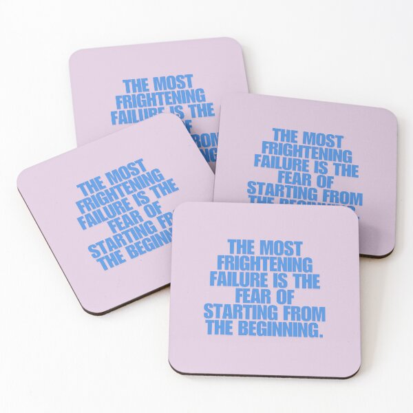 Item preview, “The most frightening failure is the fear of starting from the beginning.” designed and sold by Wantanadesign.
