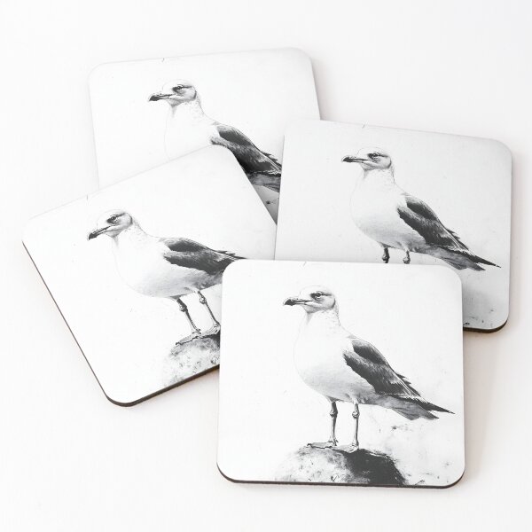 Item preview, Realistic Seagull Pencil Drawing designed and sold by Pencil-Art.