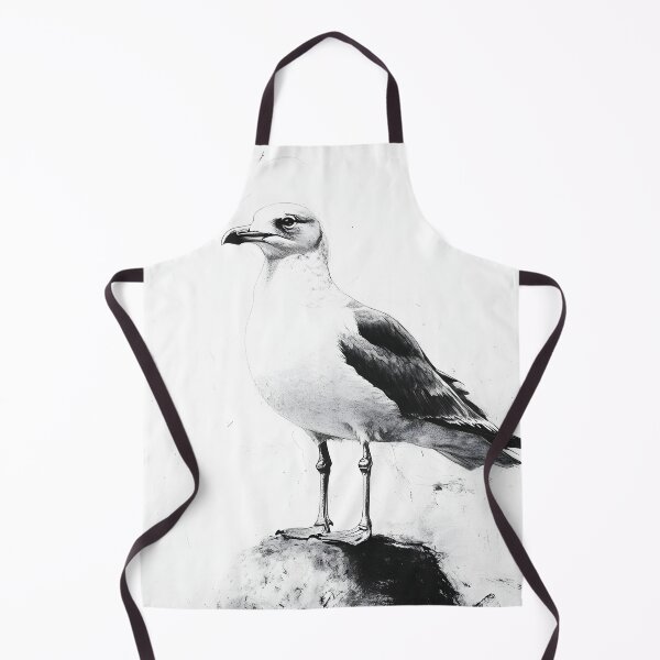 Item preview, Realistic Seagull Pencil Drawing designed and sold by Pencil-Art.