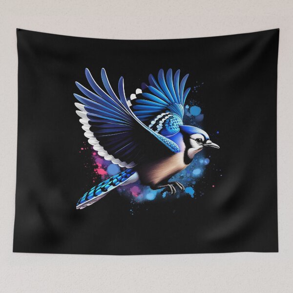 Item preview, Blue Jay Cyanocitta Cristata Bird Lover Watcher Birding designed and sold by Kimberley King Art  King Art.
