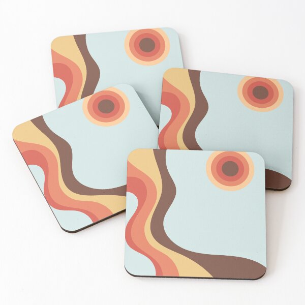 Item preview, Retro Sunset Sandy Waves designed and sold by Cheeky Lounge.