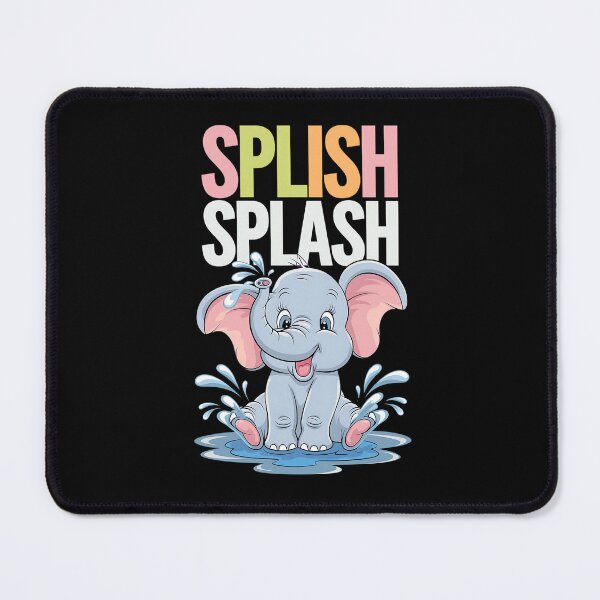 Item preview, Cute Baby Elephant Splish Splash Water designed and sold by Taans-Creation.