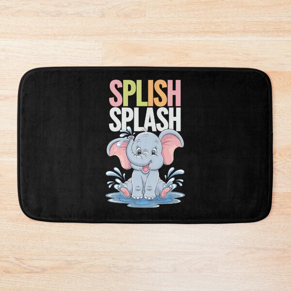 Item preview, Cute Baby Elephant Splish Splash Water designed and sold by Taans-Creation.