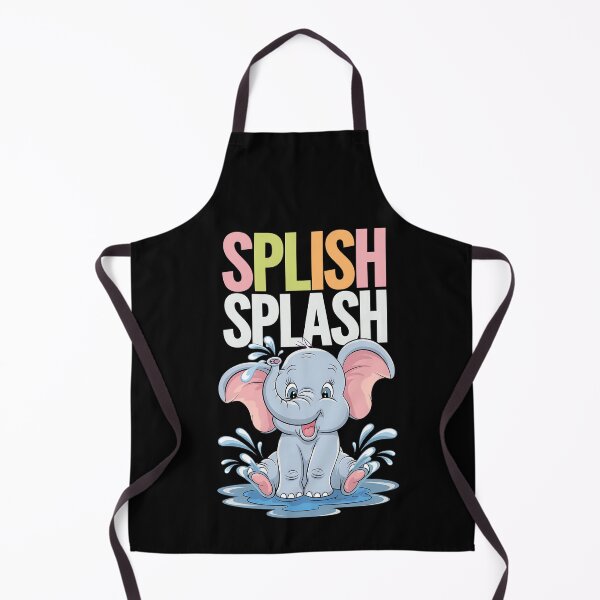 Item preview, Cute Baby Elephant Splish Splash Water designed and sold by Taans-Creation.