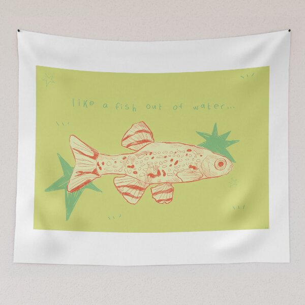 Item preview, like a fish out of water… designed and sold by lillyciuciuart.
