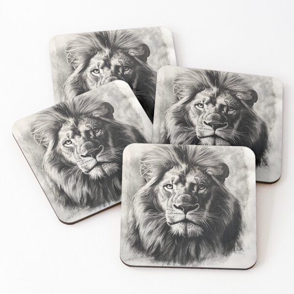 Item preview, Realistic lion pencil drawing designed and sold by Pencil-Art.